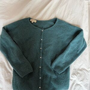 Sezane Gaspard Sage Cardigan - Small